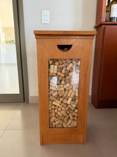 Porta rolha de vinho