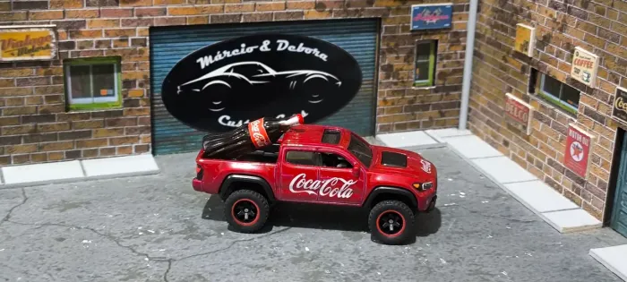 Hot Wheels Tacoma Pickup Coca-Cola - Custom 