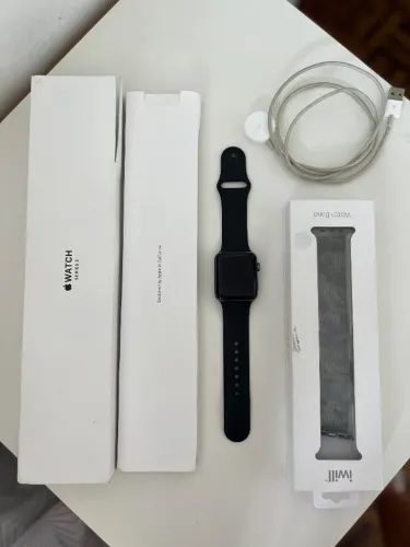 Apple Watch Série 3 - 42mm | GPS + Caixa + Pulseiras Extras