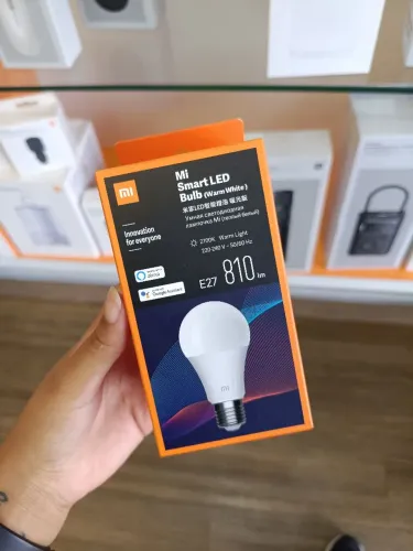 Lâmpada inteligente Xiaomi Smart Led Bulb White Lacrado 