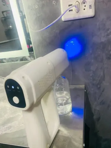 Pulverizadora Nano Spray Hidratação Capilar Led