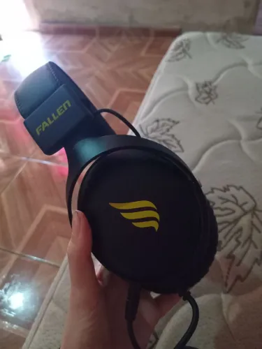 HEADSET FALLEN MORCEGO AMARELO 