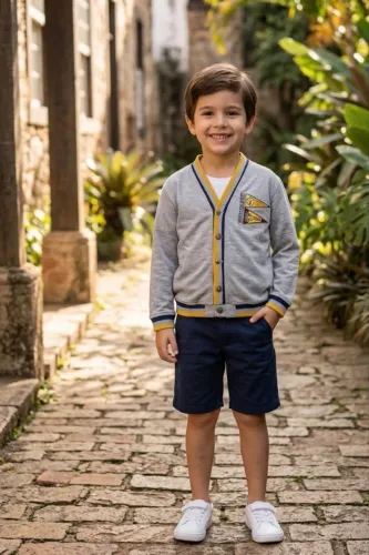 ? Cardigan infantil novo sem etiqueta TAM 6 anos ? Peça linda, modern