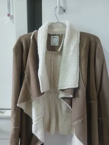 Casaco feminino forro de pelos