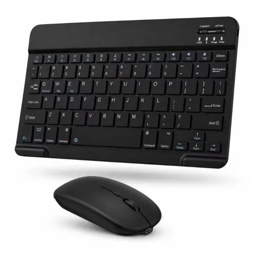 Teclado e mouse via Bluetooth kit sem fio