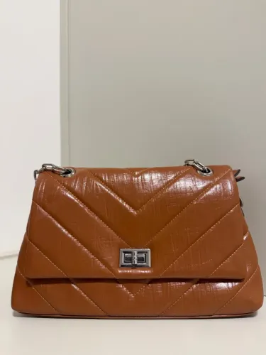 Bolsa média caramelo 