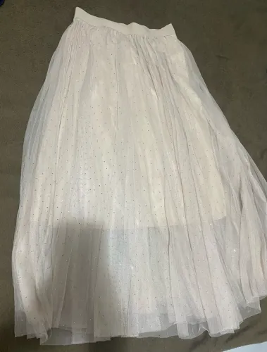 Saia de tule com glitter