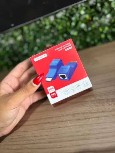 Adaptador HDMI para RJ45 - Interface Multimidia de Alta Definição 1080P 30M - TOMATE