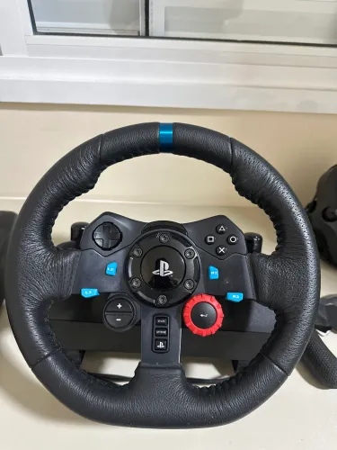 Combo Volante Gamer Logitech G29 + Volante Custom de fórmula 1 + Câmbio Shifter Logitech