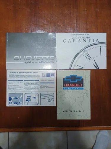 Manual do proprietario original do Chevette Junior 1992/93
