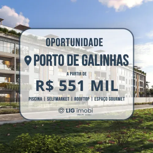 Oportunidade em Porto de Galinhas | Conforto, Lazer completo e Excelente Localização