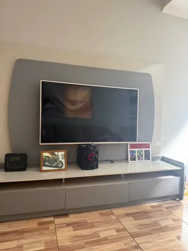 Painel de tv + rack
