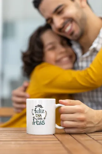 Caneca Personalizada: Feliz dia dos pais