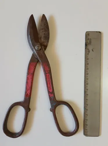 Tesoura de Funileiro Antiga Corneta - Item de Coleção / Vintage