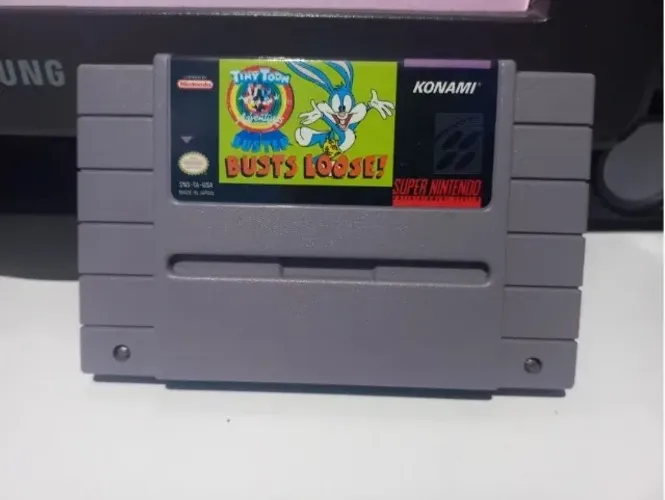 Tiny Toon Busts Loose - Cartucho 100% Original de Super Nintendo (SNES)