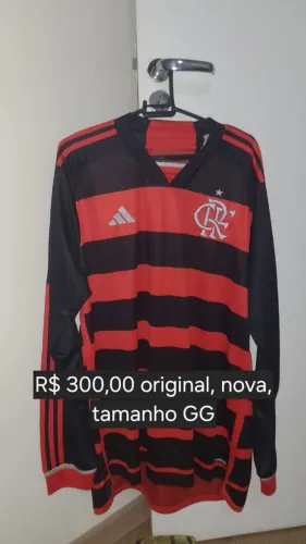 Camisa do flamengo manga longa