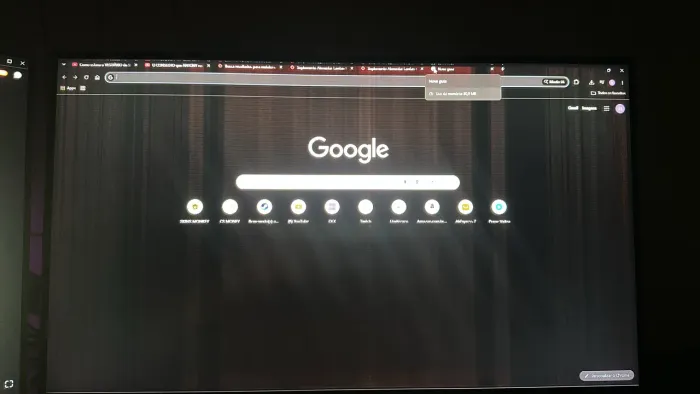 Monitor acer com problema 