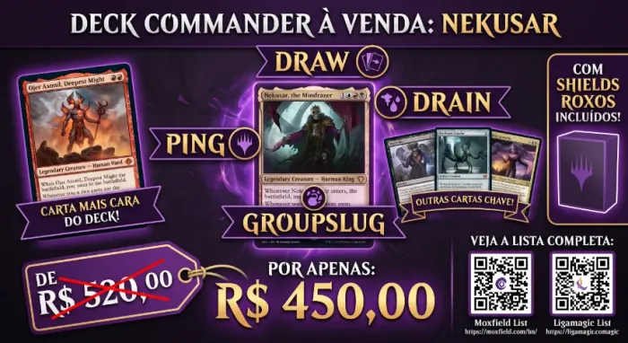 DECK Magic - Commander - Nekusar, the mindrazer.