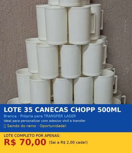 Caneca de Chop personaluzação