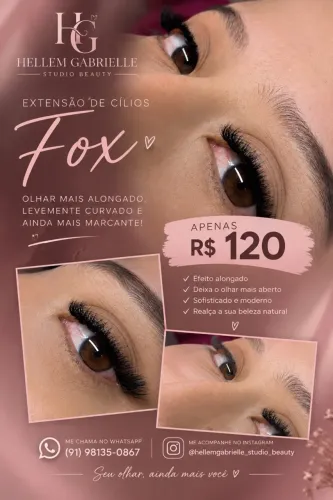 Extensão de cílios