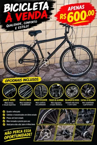 Bike aro 26 toda completa