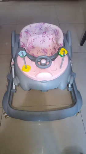 Andador Galzerano Torino Infantil Bebê Rosa Spring (andajar)