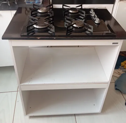 Fogão cooktop 4 bocas