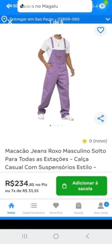 Macacão jeans 