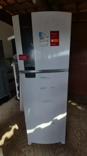 Geladeira Brastemp BRM46MB Frost Free 385L Duplex Xpert Inverter Branco - 110V