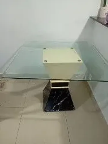 100$ MESA DE VIDRO 1 METRO 