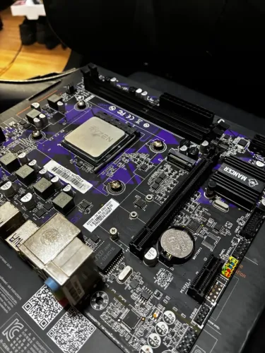 Placa mãe A320M + Ryzen 5