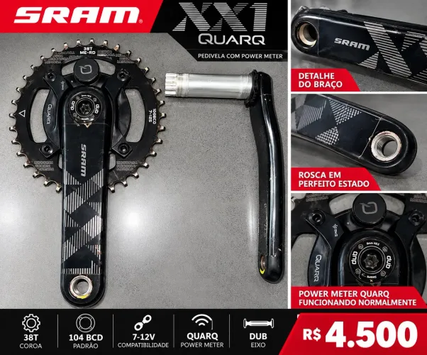 Pedivela SRAM XX1 + QUARQ