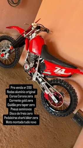 XR 200 trilha