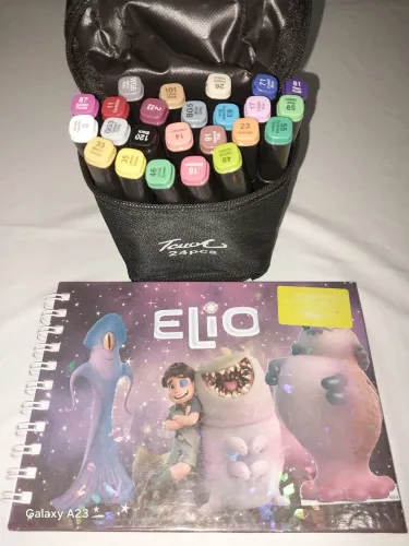 Kit livro para colorir + canetinhas