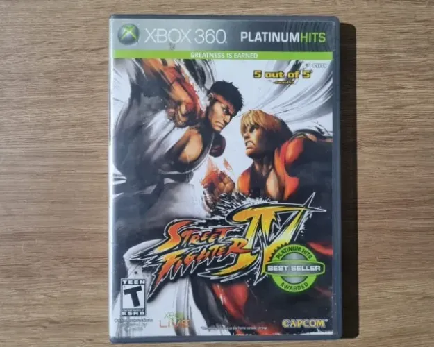 Jogo Xbox 360 - Street Fighter IV - Platinum Hits