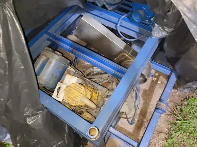 Máquina de poço conservado.
