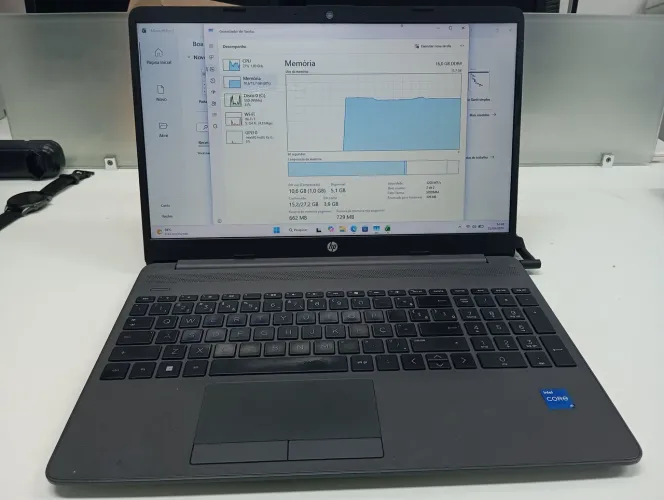 Notebook Core I5 1235u 24GB DE RAM HP 250 G9 com Ssd256GB