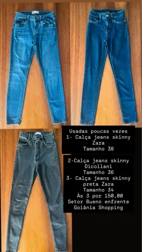 3 Calças jeans -