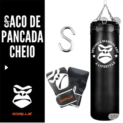 Saco de pancadas 1,20M CHEIO NOVO