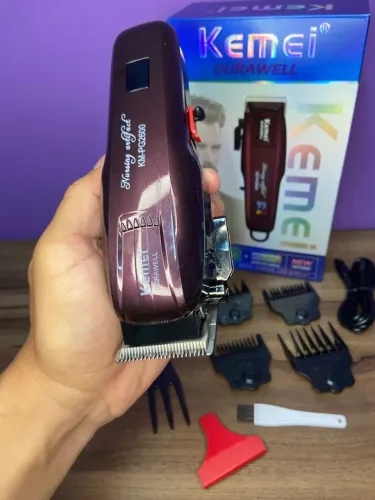 Máquina de Cortar Cabelo Kemei Durawell KM-PG2600