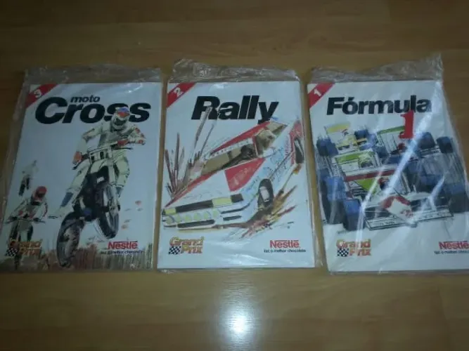 Kit com 3 Jogos Nestlé Completos - Grand Prixx. Nunca usado