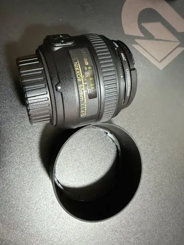 Nikon AF-S 50mm f/1.4G + Filtro Hoya 58mm + Para-sol