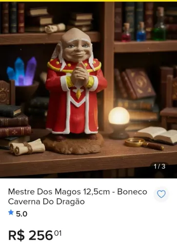 Colecionável Mestre dos Magos pintado a mão