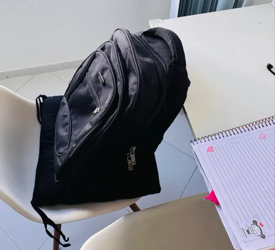 Mochila com suporte