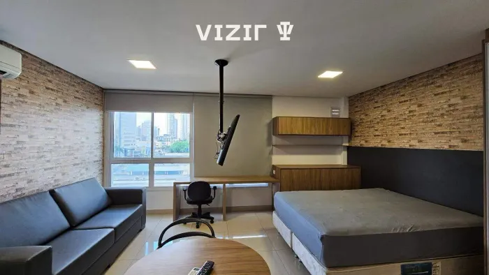 Flat Mobiliado para locação, 01 Quarto, 34,17m², Lazer completo, no DNA Smart Style , Seto