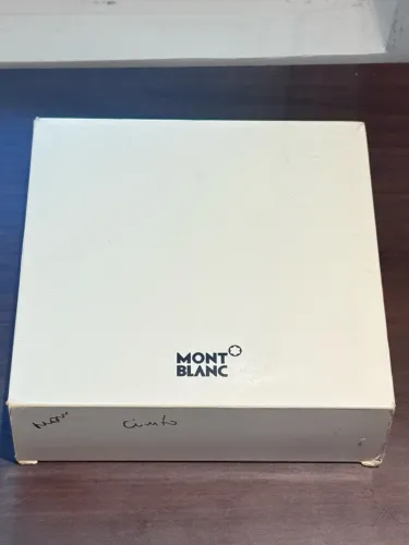 Cinto Montblanc Original em Couro - Completo com Caixa