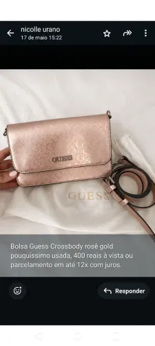 Bolsa Guess Rose