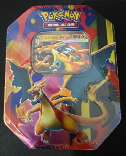 Pokémon TCG Lata Mega Charizard Y ex Lacrada Inglês