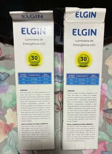 Luminária de emergência 30 Leds marca Elgin