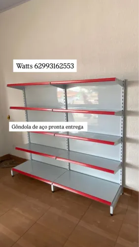 Gôndola novas de aço pronta entrega